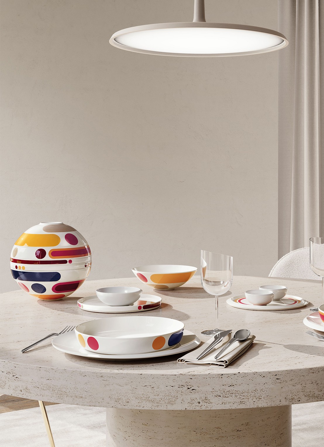 Villeroy & Boch Iconic La Boule serviesset 7-delig - detail 3 rood