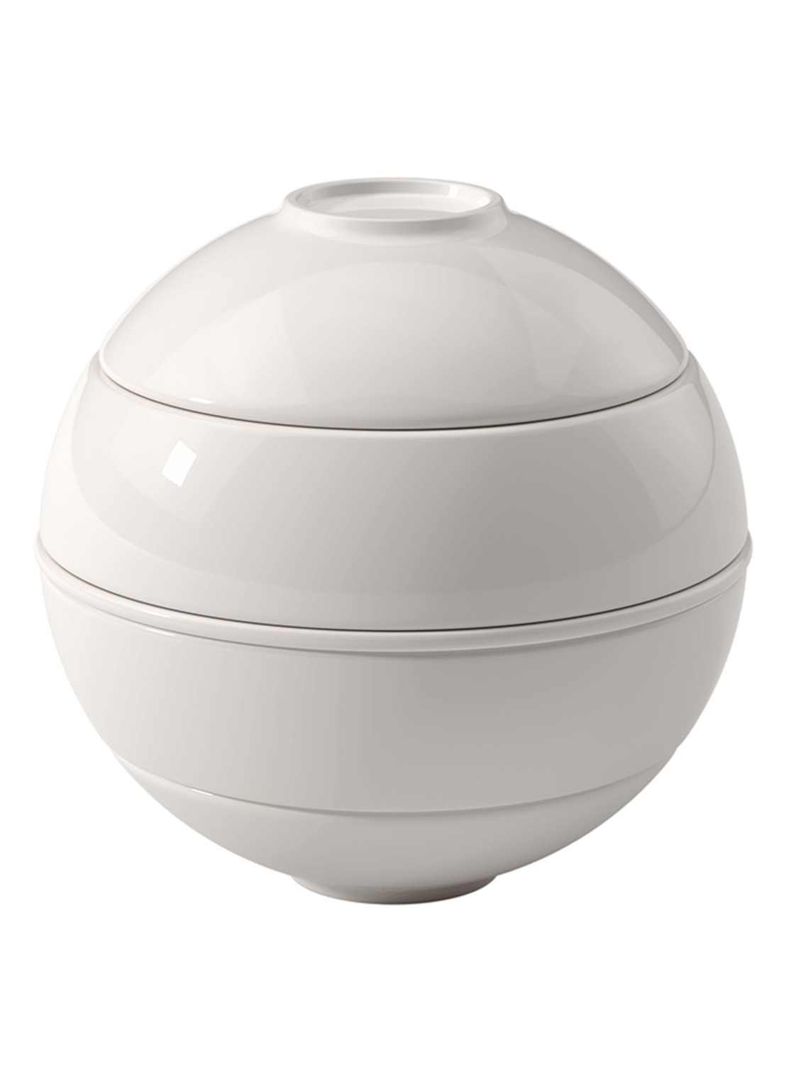 Villeroy & Boch Iconic La petite Boule serviesset 5-delig - voorkant wit