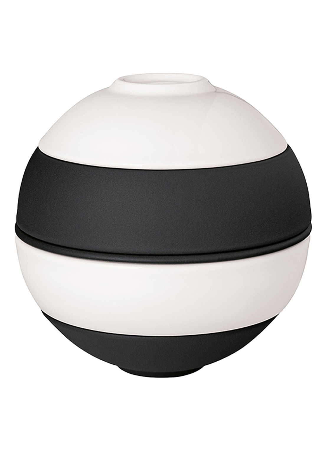 Villeroy & Boch Iconic La petite Boule serviesset 5-delig - voorkant zwart