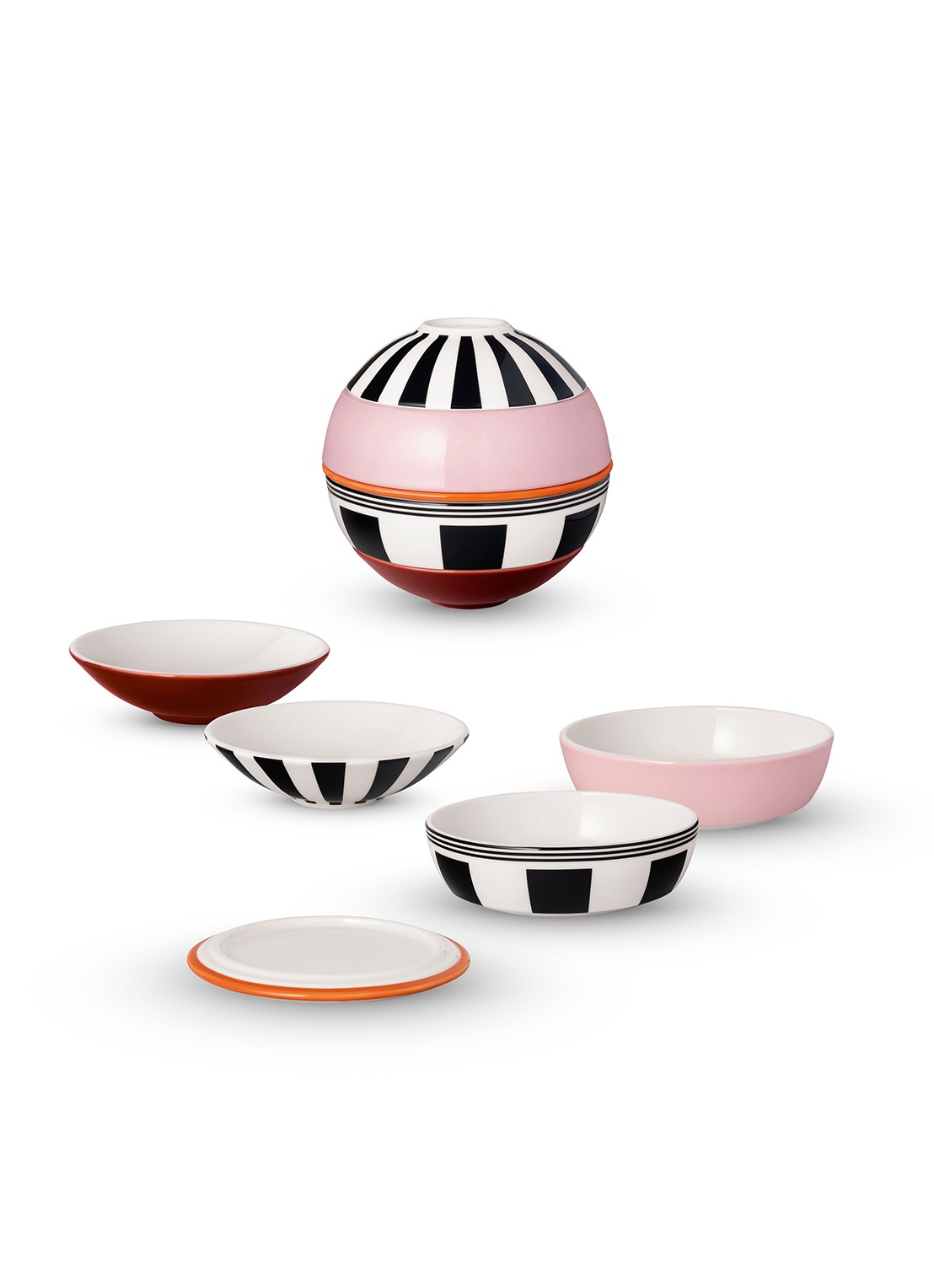 Villeroy & Boch Iconic La petite Boule serviesset 5-delig - detail 3 roze
