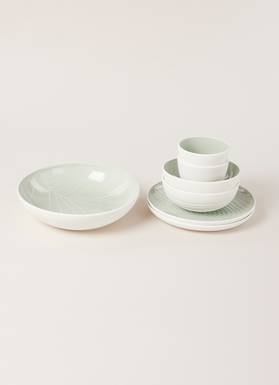 Villeroy & Boch It's my match First Love serviesset 7-delig - voorkant 3 lindegroen