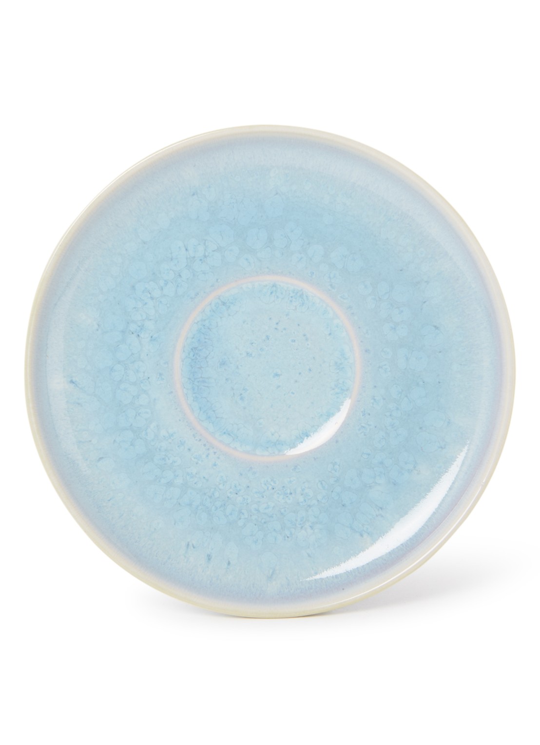 Villeroy & Boch Kaffee-Untertasse 15x15x2cm - voorkant lichtblauw