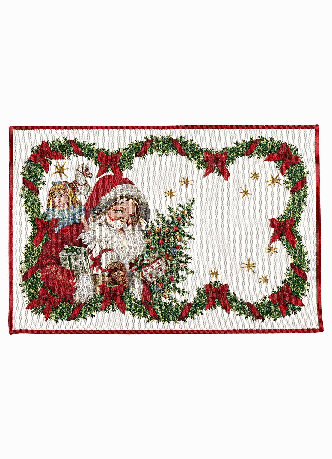Villeroy & Boch Kerst placemat 32 x 48 cm - voorkant multicolor