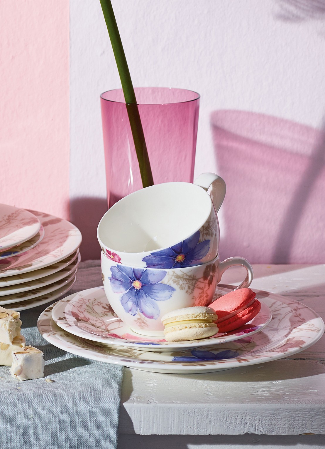 Villeroy & Boch Koffiekopje Mariefleur Gris Basic - voorkant 2 undefined