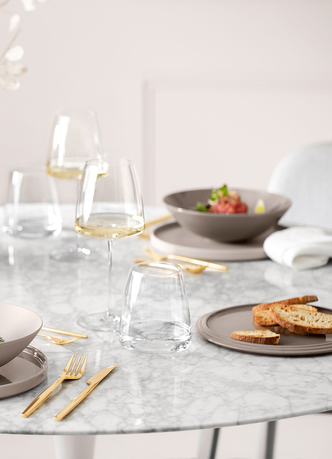 Villeroy & Boch La Boule serviesset 7-delig - achterkant beige