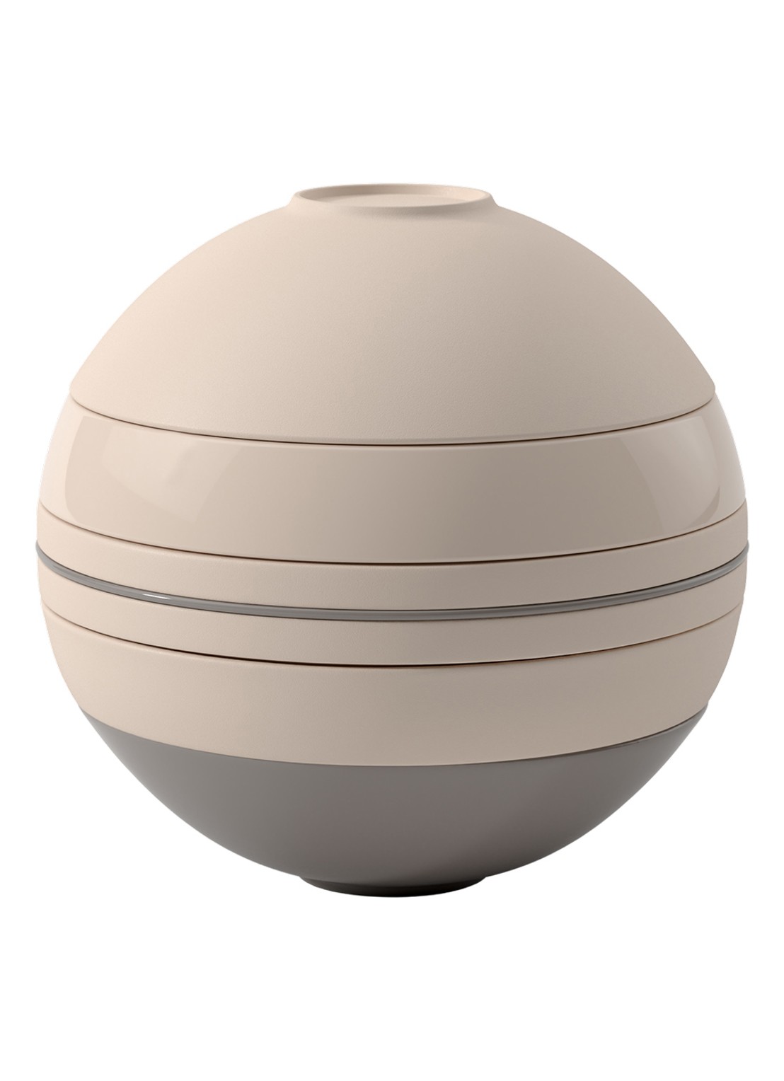 Villeroy & Boch La Boule serviesset 7-delig - voorkant 2 beige