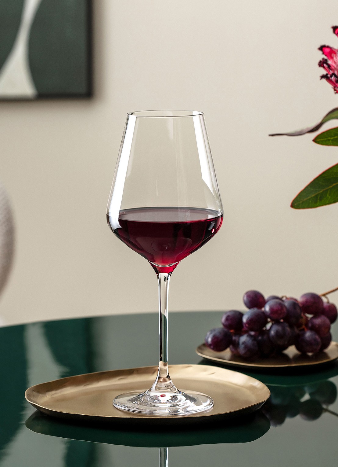 Villeroy & Boch La Divina rode wijnglas 47 cl set van 4 - achterkant transparant