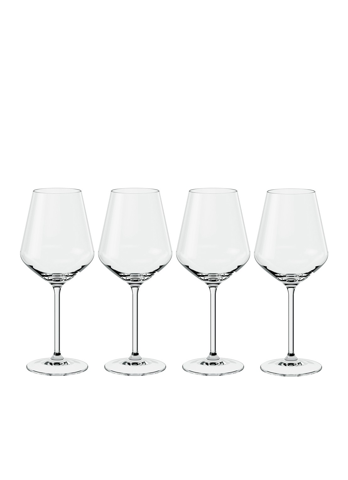 Villeroy & Boch La Divina rode wijnglas 47 cl set van 4 - voorkant 2 transparant