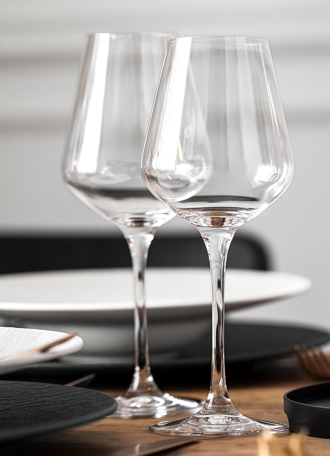 Villeroy & Boch La Divina rode wijnglas 47 cl set van 4 - voorkant 3 transparant