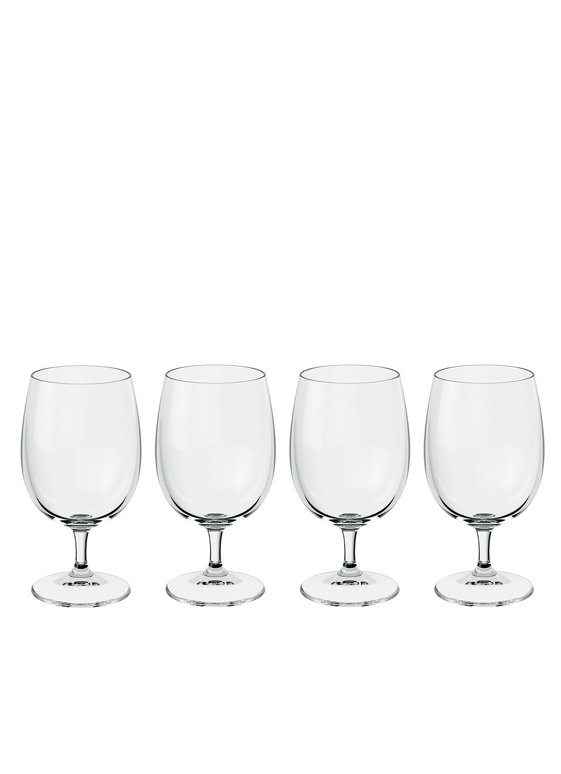Villeroy & Boch La Divina waterglas 33 cl set van 4 - voorkant 3 transparant