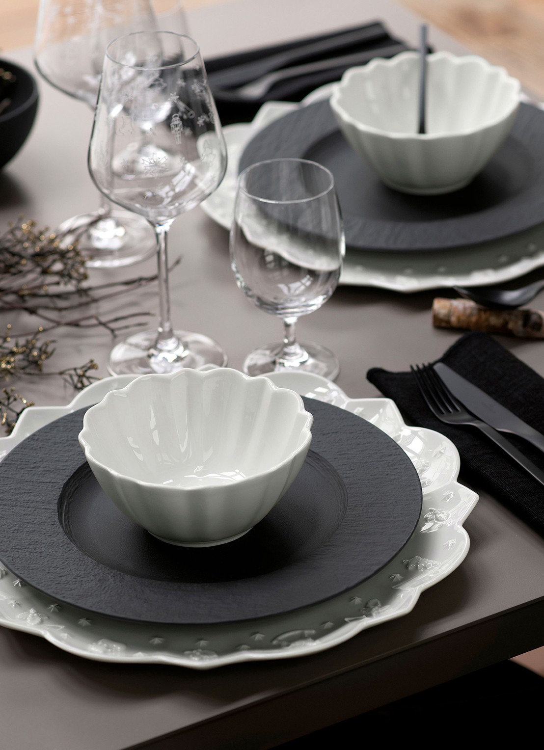 Villeroy & Boch La Divina waterglas 33 cl set van 4 - voorkant 4 transparant