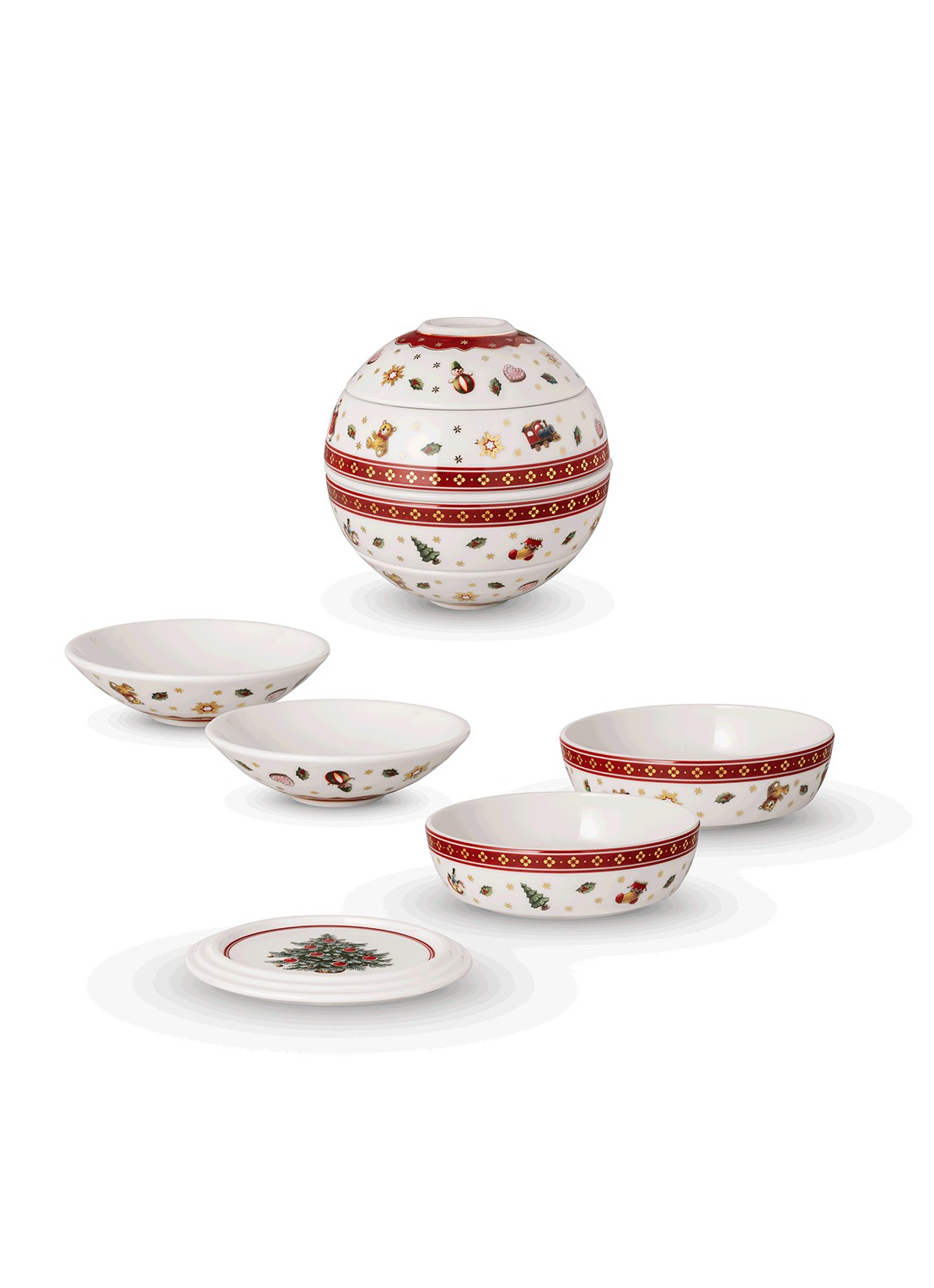Villeroy & Boch La petite Boule serviesset 5-delig - voorkant 4 multicolor
