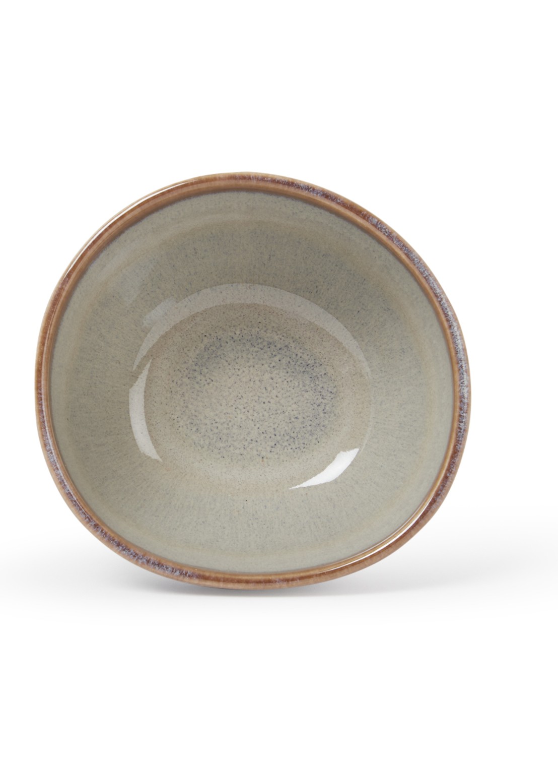 Villeroy & Boch Lave Beige dipschaal 10 cm - voorkant donkerbeige
