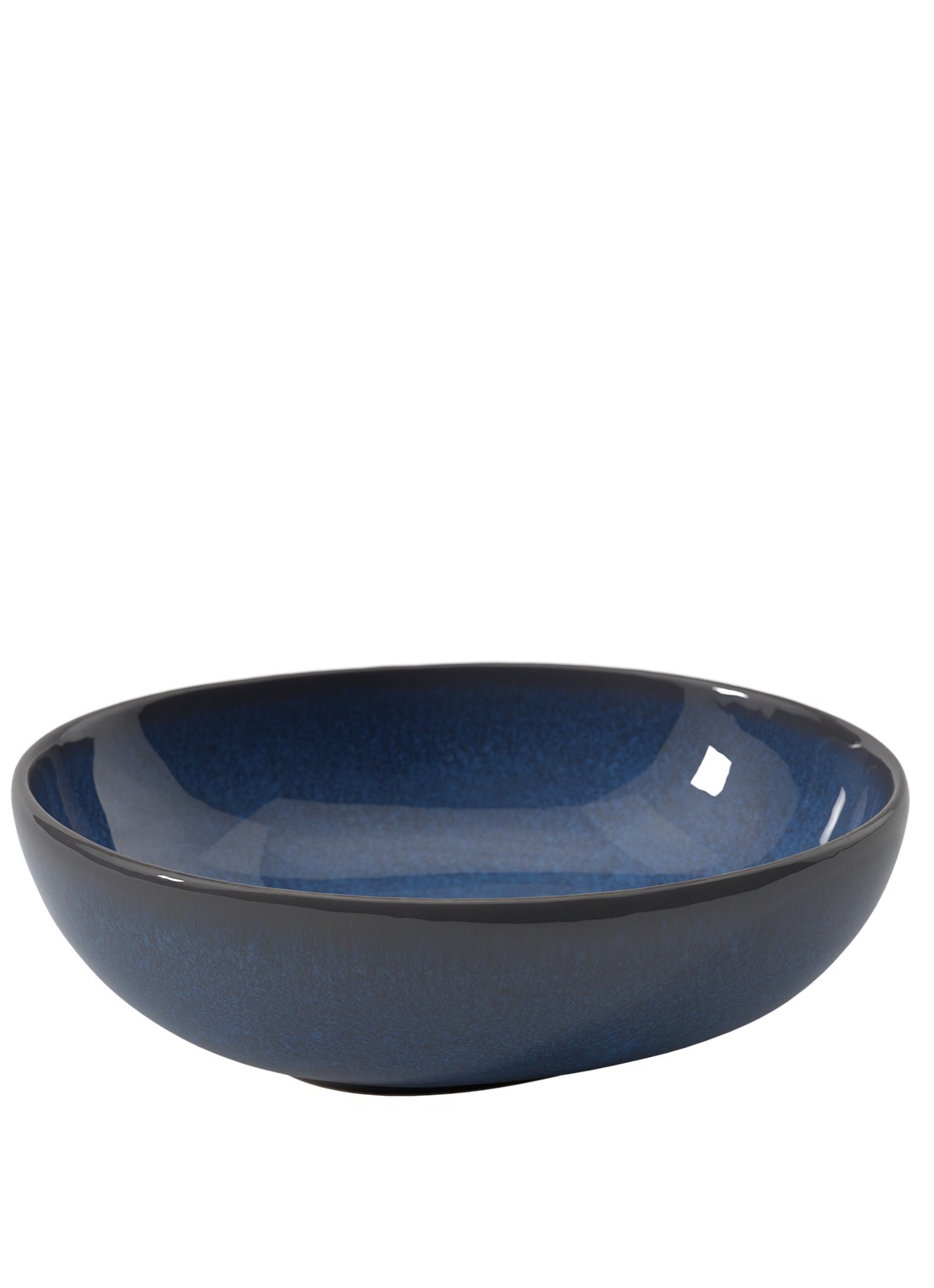 Villeroy & Boch Lave Bleu kom 17 cm - voorkant 2 donkerblauw