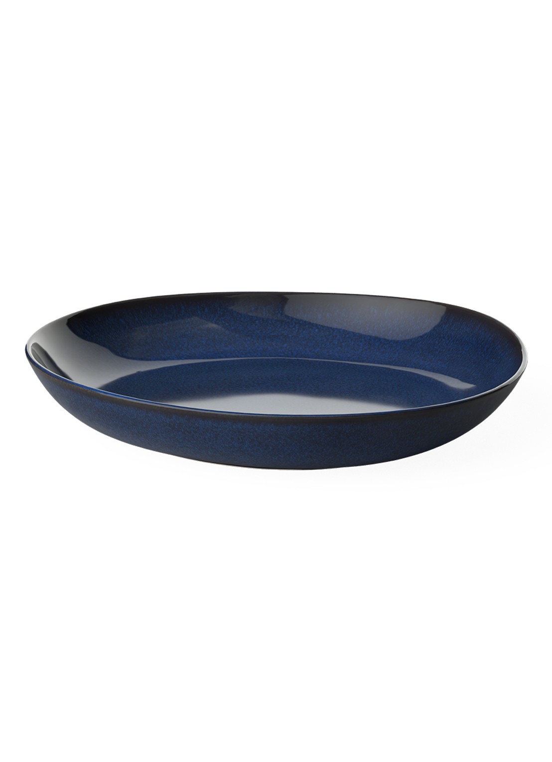 Villeroy & Boch Lave Bleu schaal 28 cm - voorkant donkerblauw