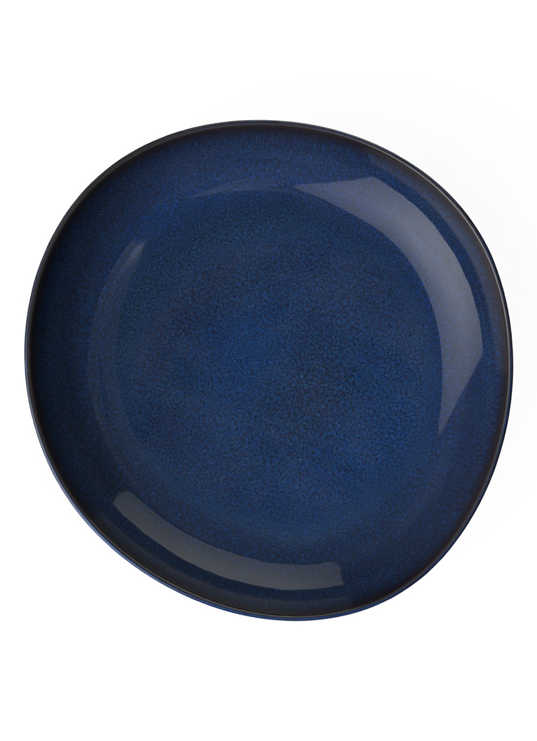Villeroy & Boch Lave Bleu schaal 28 cm - voorkant 2 donkerblauw