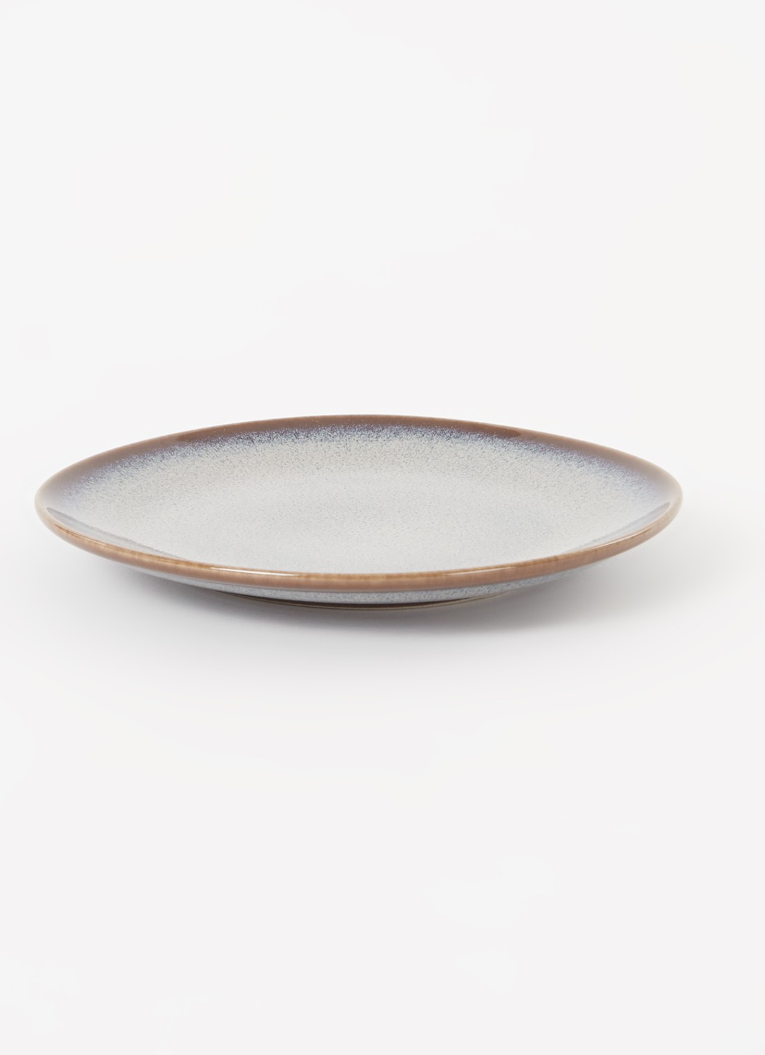 Villeroy & Boch Lave gebaksbordje 17,5 cm - voorkant 2 donkerbeige