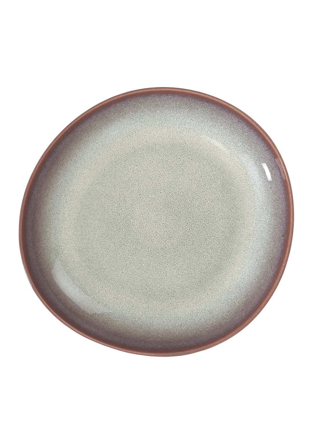 Villeroy & Boch Lave Glacé diep bord 28 cm - voorkant 4 blauwgrijs