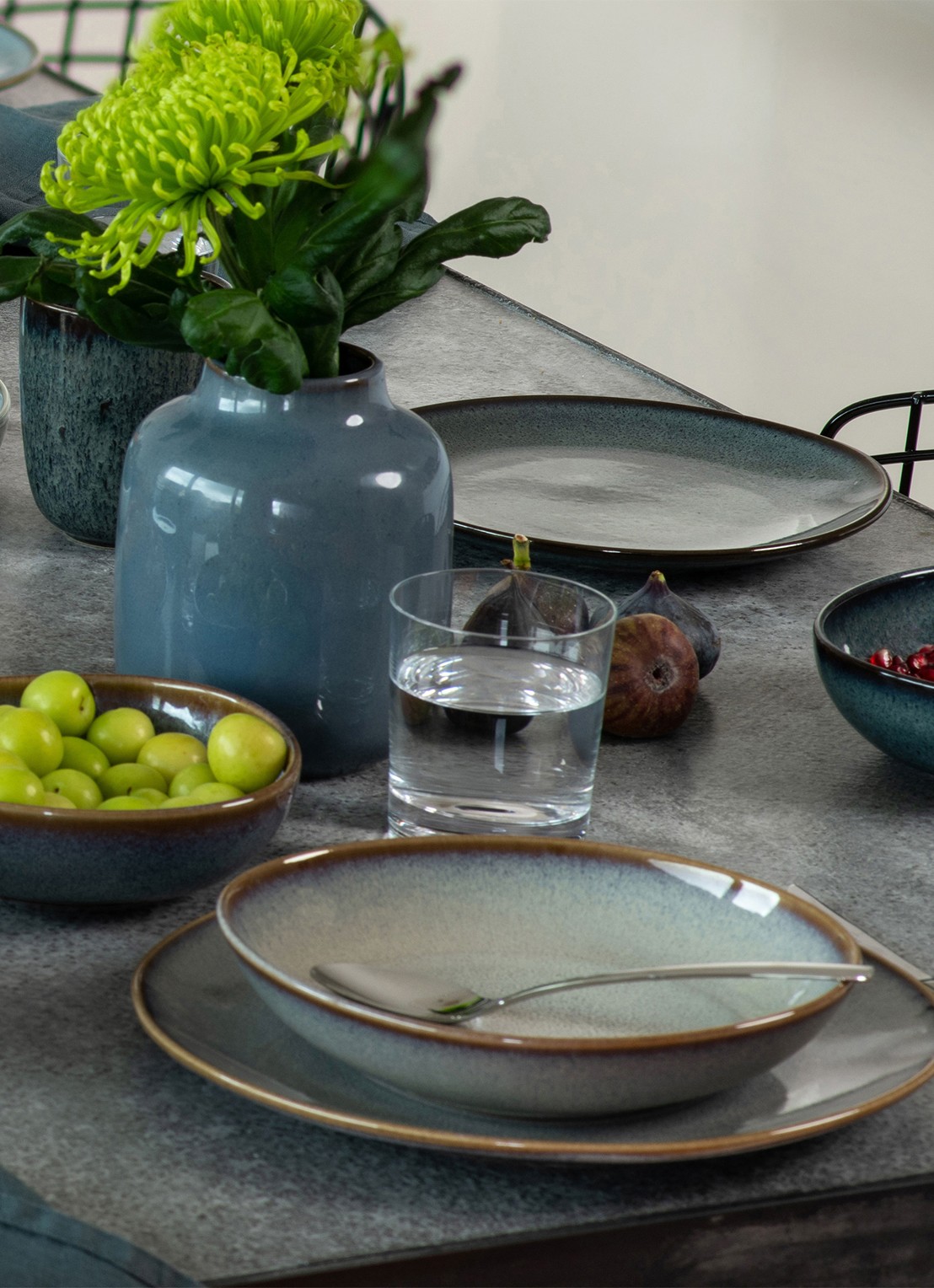 Villeroy & Boch Lave Glacé dinerbord 28 cm - detail 3 turquoise