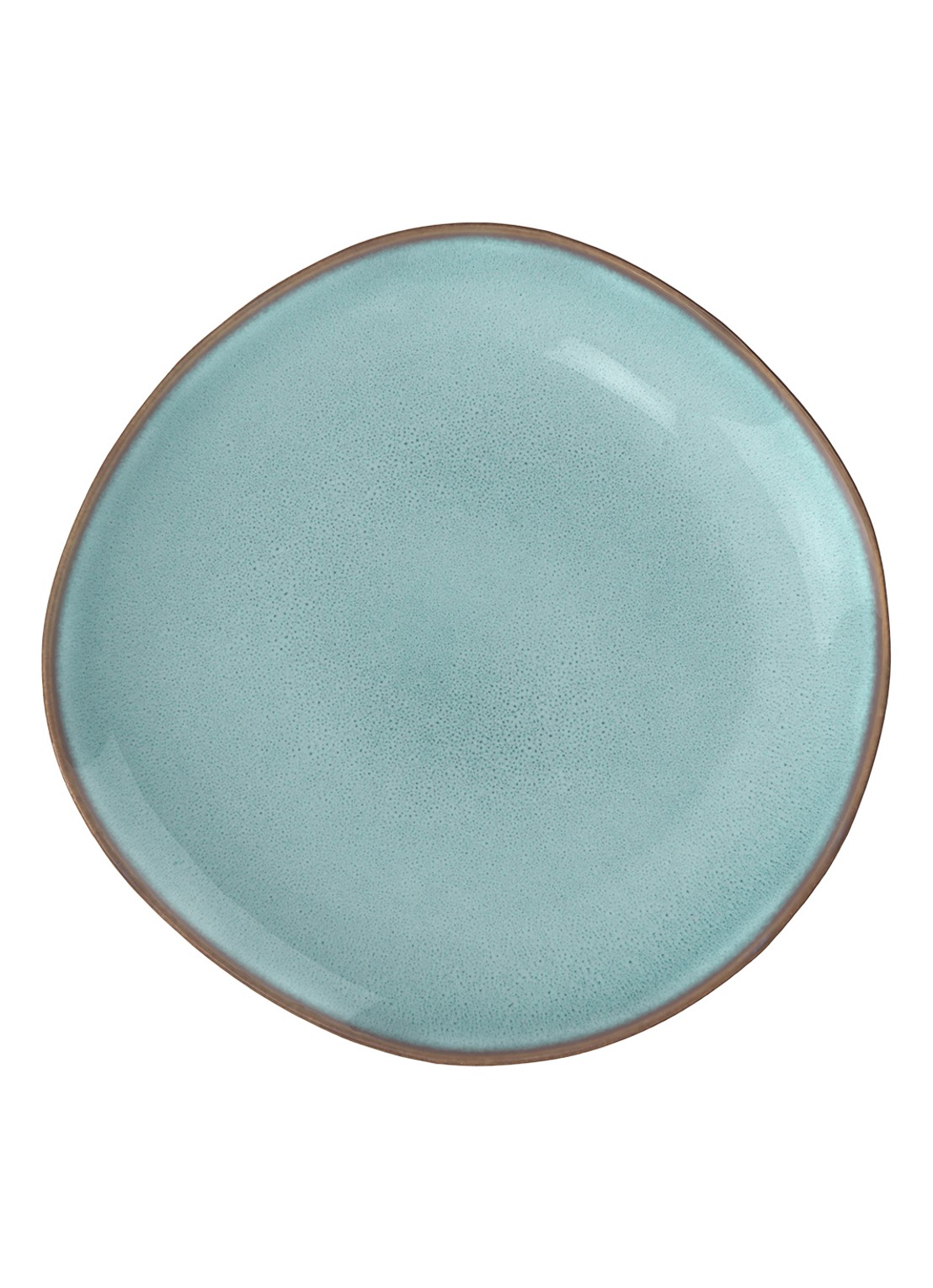 Villeroy & Boch Lave Glacé dinerbord 28 cm - voorkant 4 turquoise