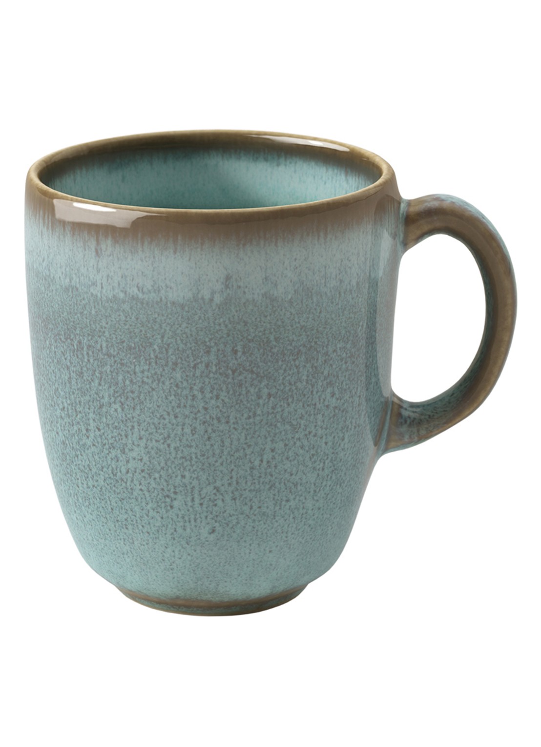 Villeroy & Boch Lave Glacé mok 40 cl - voorkant 2 turquoise