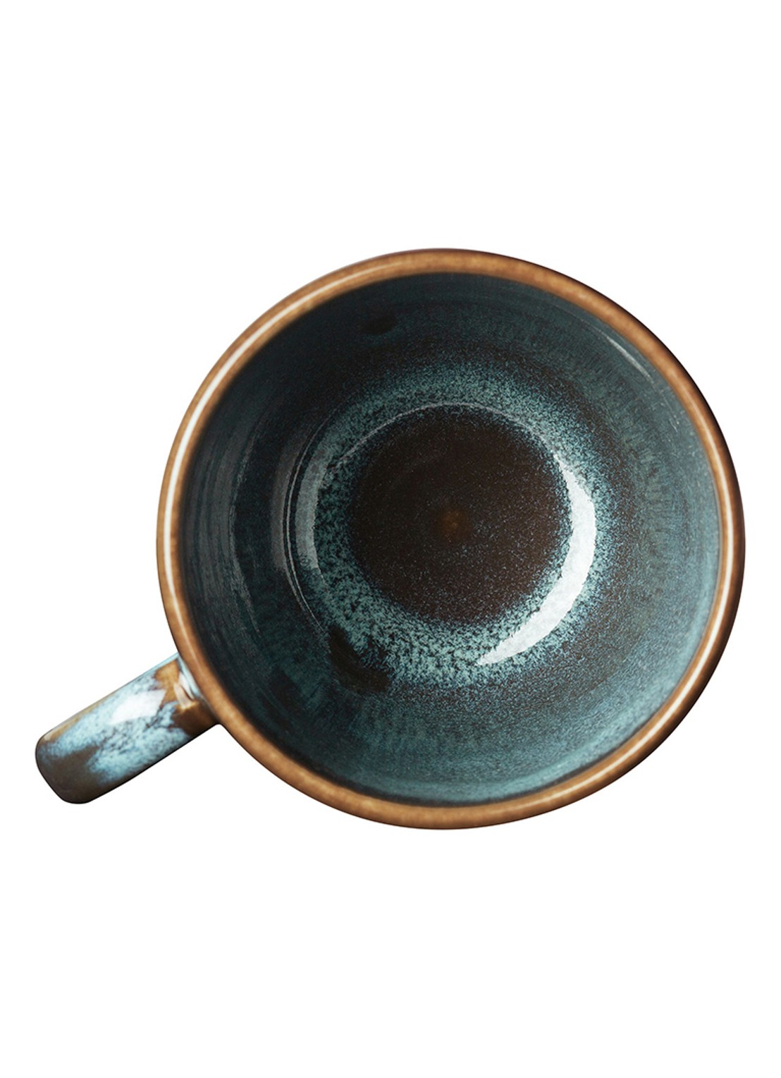 Villeroy & Boch Lave Glacé mok 40 cl - voorkant 3 turquoise