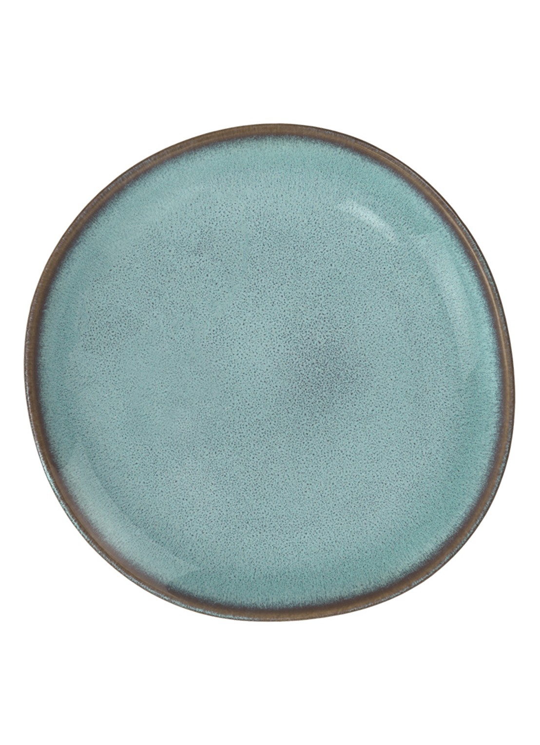 Villeroy & Boch Lave Glacé ontbijtbord 23,5 x 23 cm - voorkant 3 turquoise