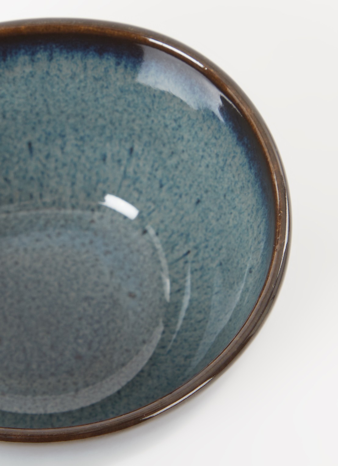 Villeroy & Boch Lave Gris dipschaal 10 cm - detail turquoise
