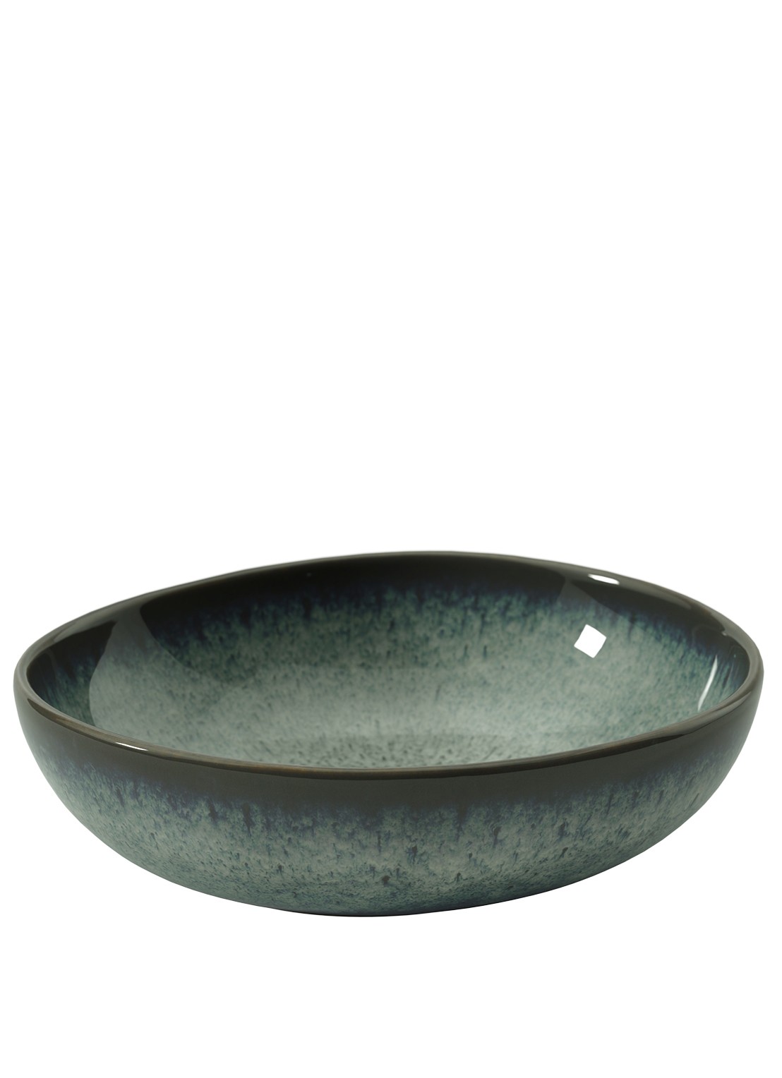 Villeroy & Boch Lave Gris kom 17 cm  - voorkant grijs