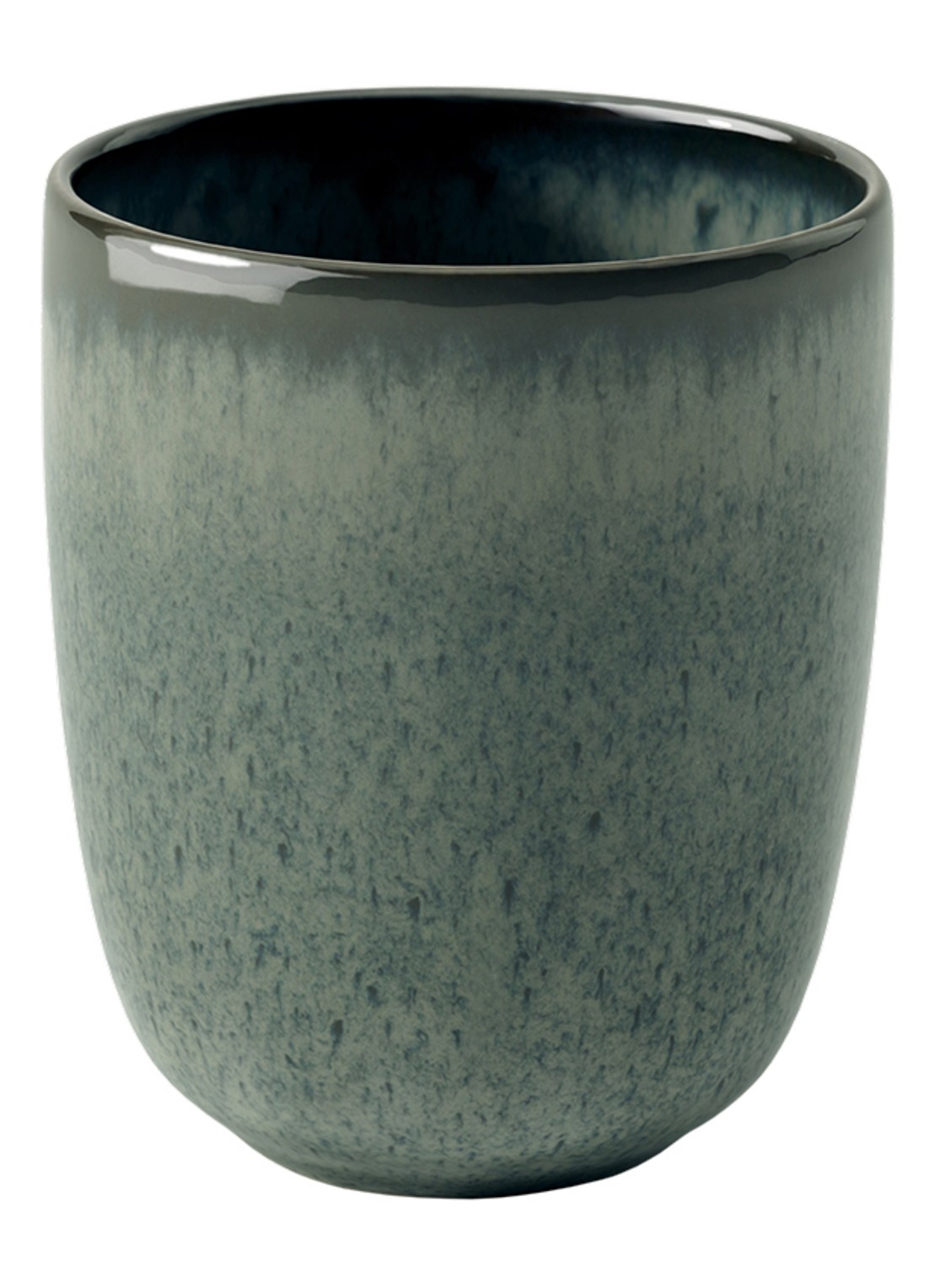 Villeroy & Boch Lave gris mok 40 cl - voorkant 2 staalblauw