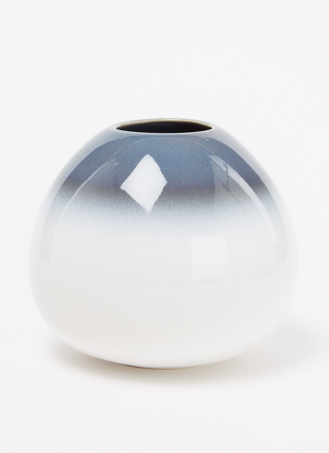 Villeroy & Boch Lave Home Drop vaas 12,8 cm - voorkant 2 blauwgrijs