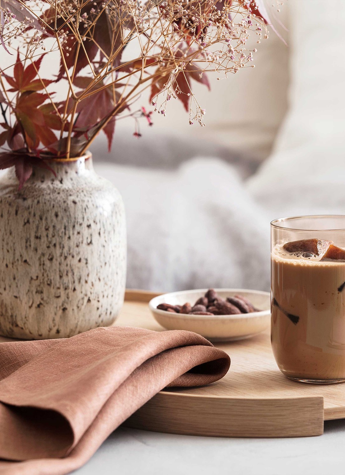 Villeroy & Boch Lave Nek vaas 15,5 cm - achterkant 3 beige