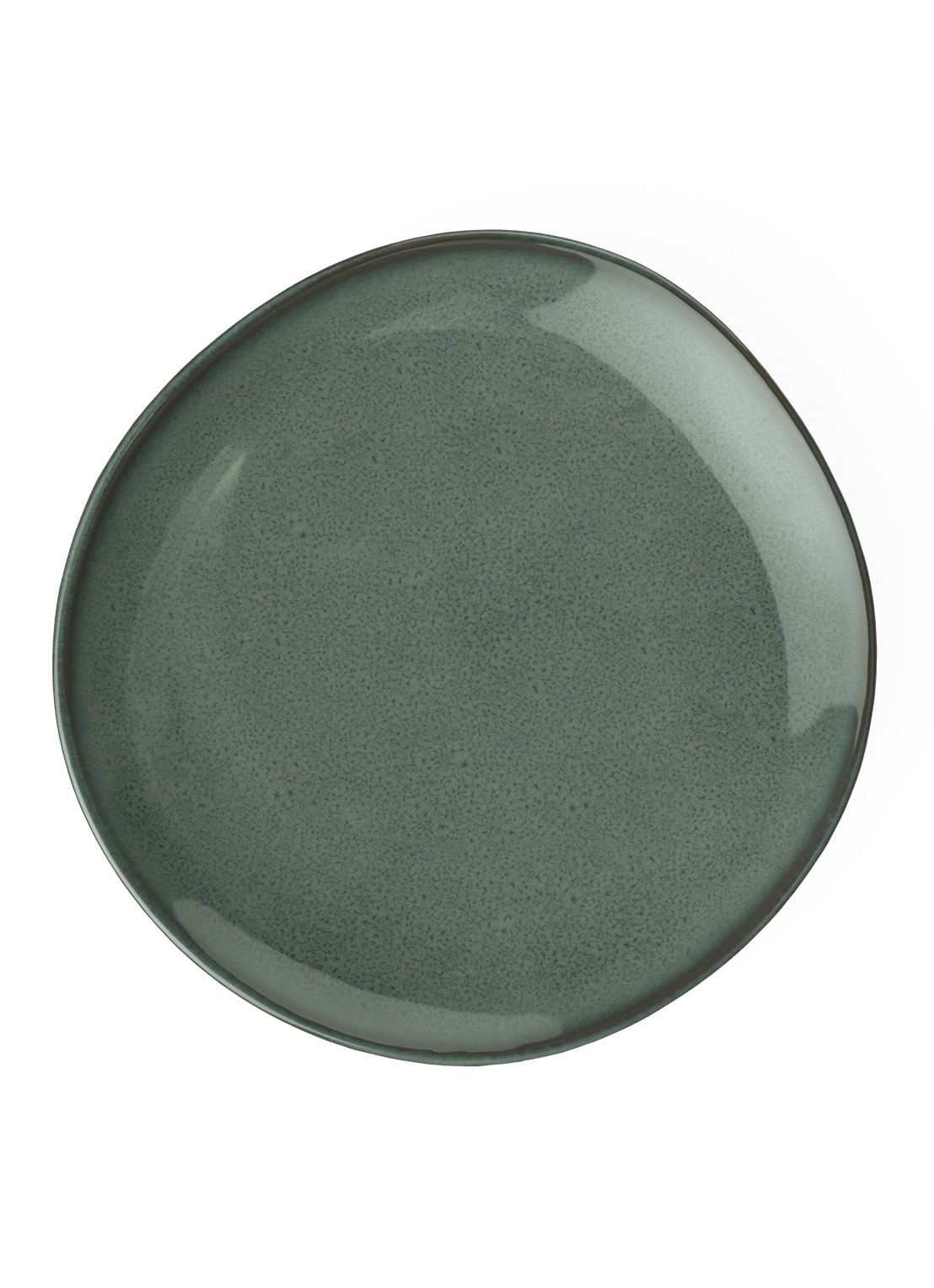 Villeroy & Boch Lave ontbijtbord 22 cm  - voorkant 2 blauwgrijs