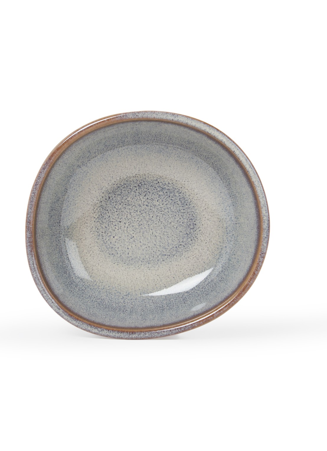 Villeroy & Boch Lave serveerschaal 10,5 cm - voorkant donkerbeige