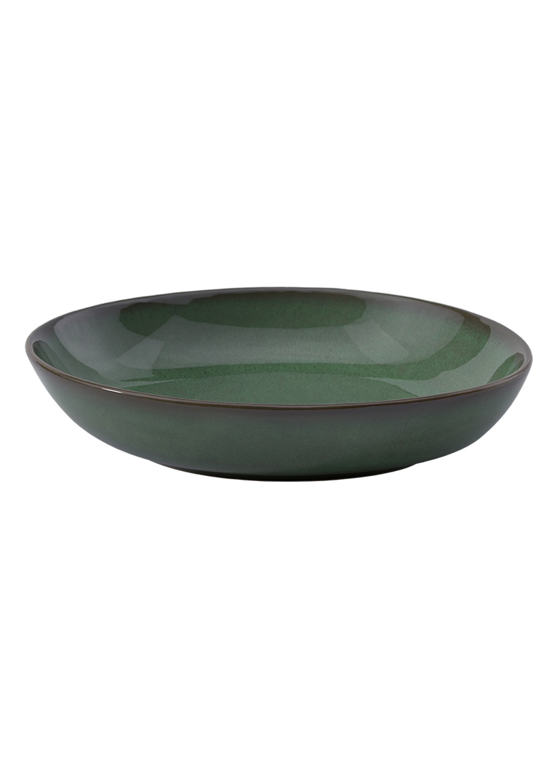 Villeroy & Boch Lave Vert diep bord 22 cm - voorkant groen