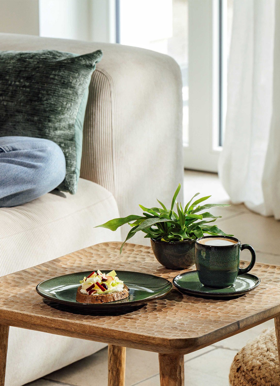 Villeroy & Boch Lave Vert kopje 16 cl - voorkant 2 groen