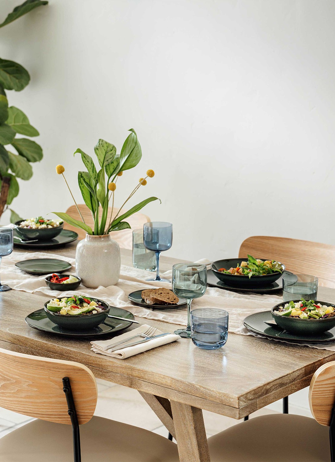 Villeroy & Boch Lave Vert ontbijtbord 17 cm - detail 3 groen