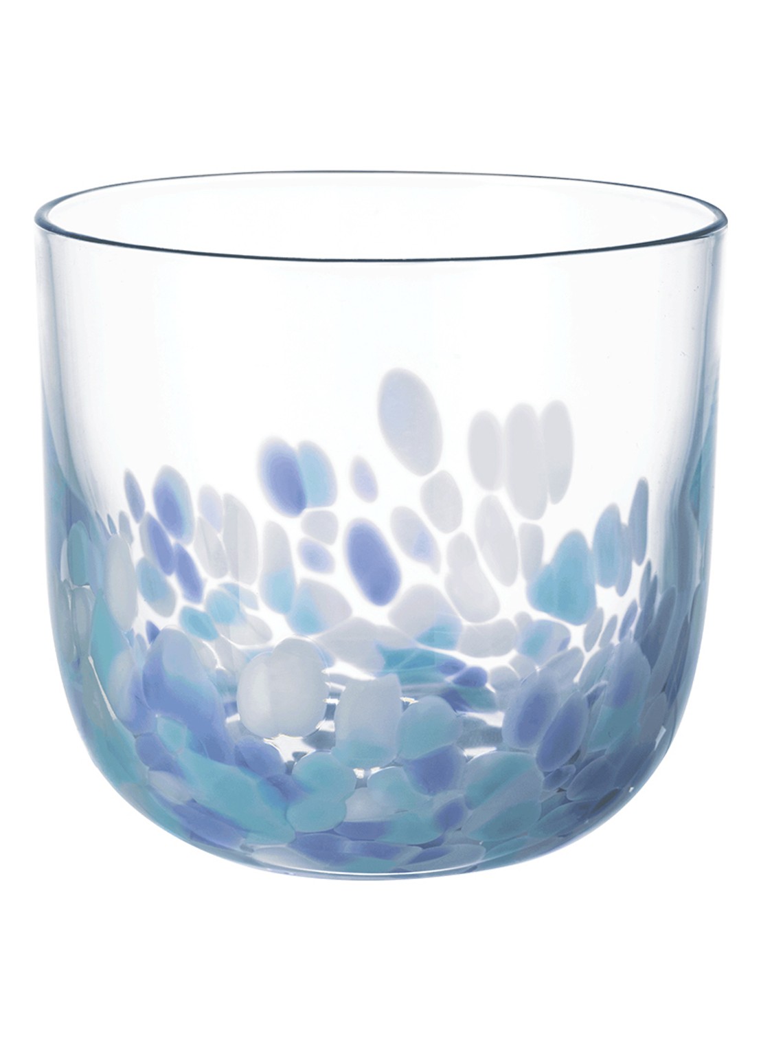 Villeroy & Boch Like Confetti waterglas set van 2 - voorkant 2 aquablauw