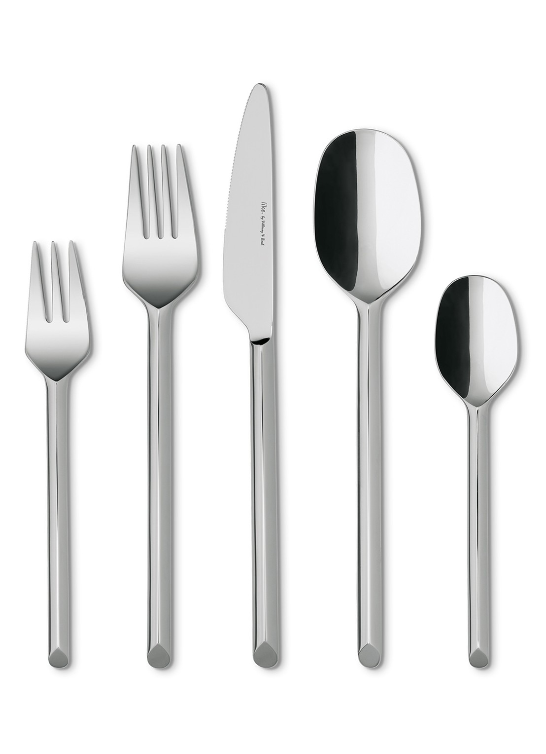 Villeroy & Boch Like Cutlery bestekset 20-delig - voorkant zilver