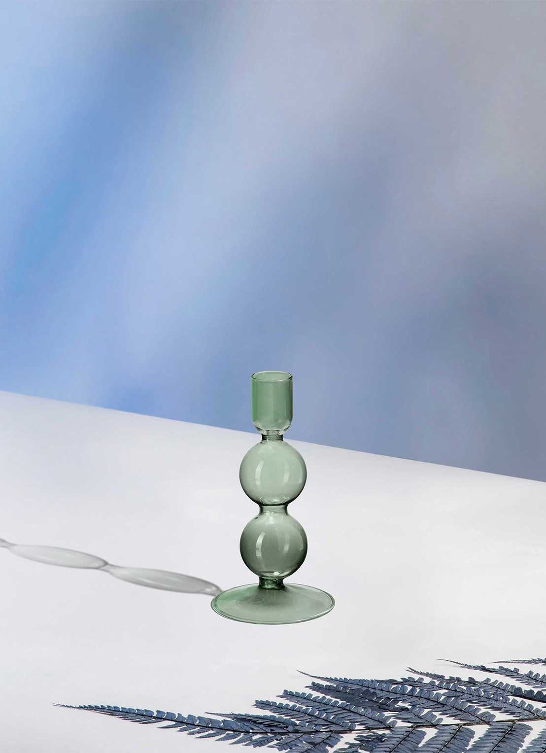 Villeroy & Boch Like Home kandelaar 13,5  - voorkant 2 groen