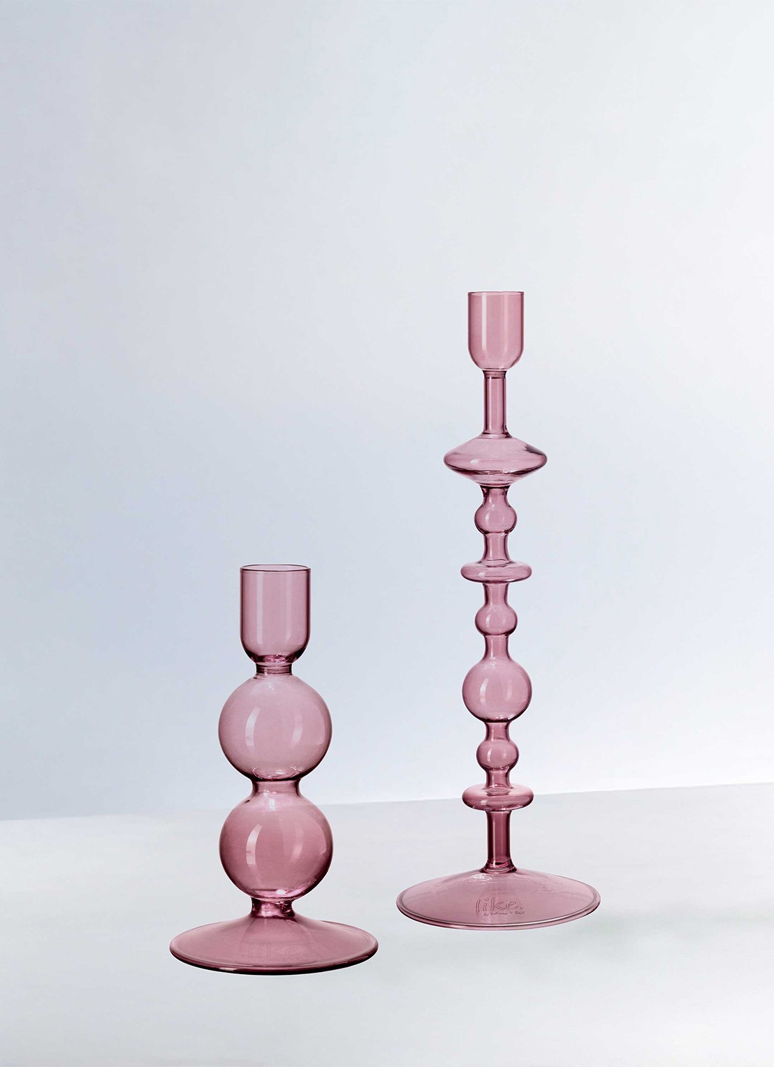 Villeroy & Boch Like Home kandelaar 27 cm - detail roze