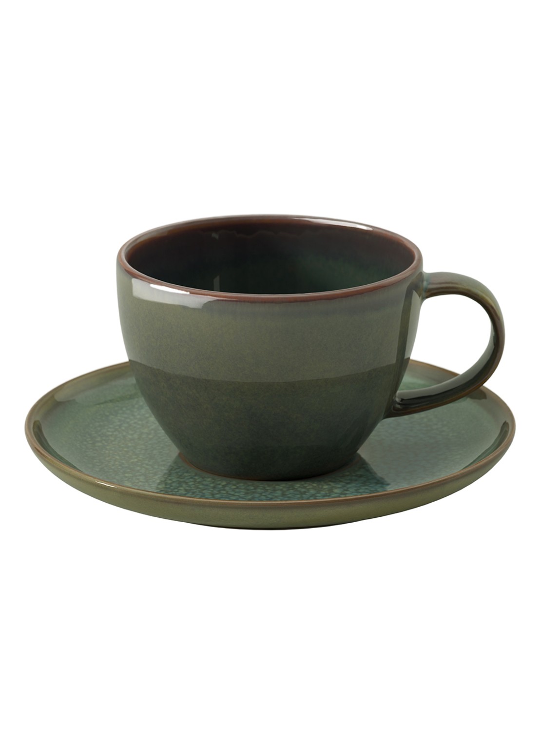 Villeroy & Boch Like kopje 25 cl - voorkant bronsgroen