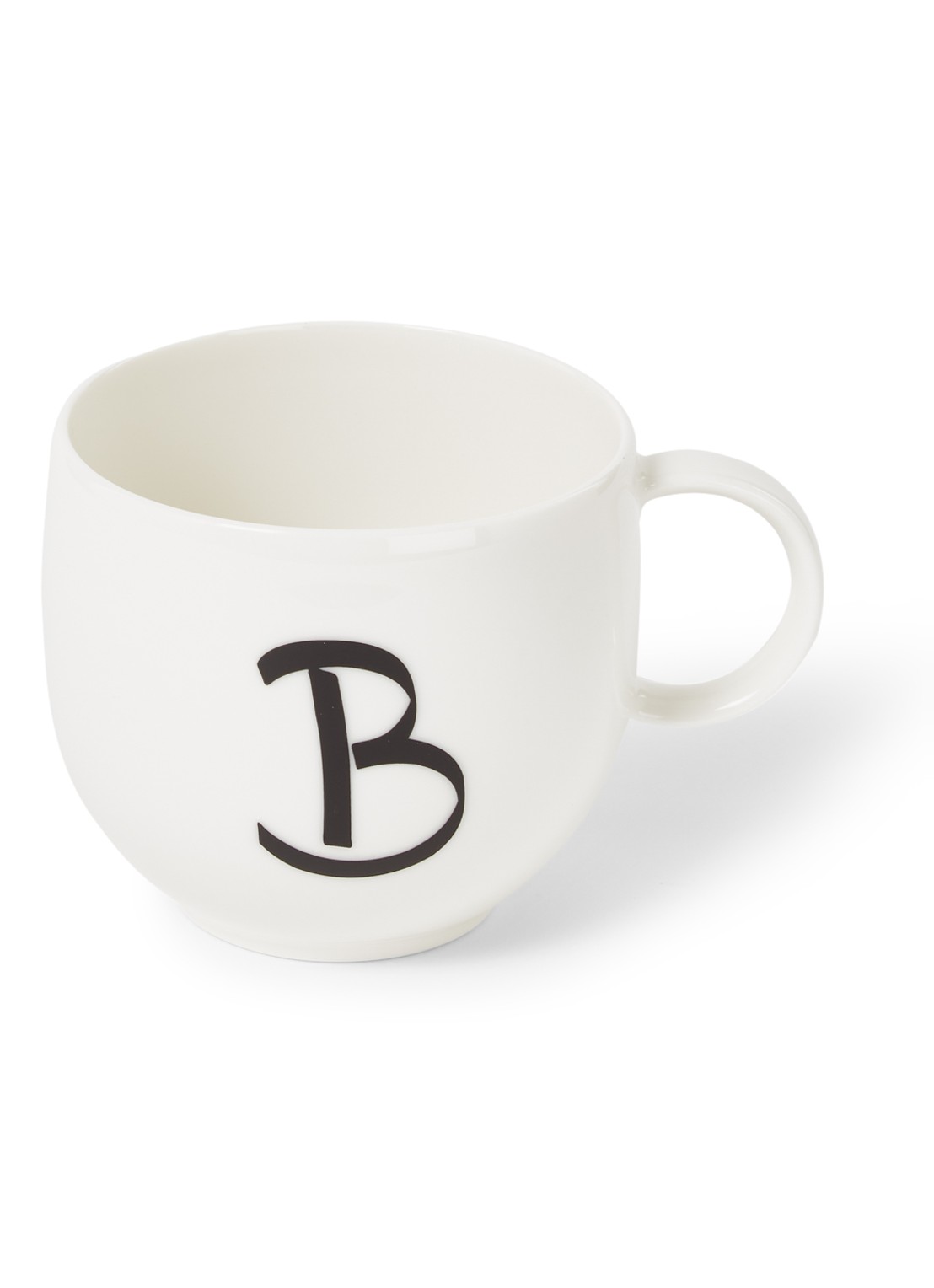 Villeroy & Boch Like Letters B mok 38 cl - voorkant gebroken wit