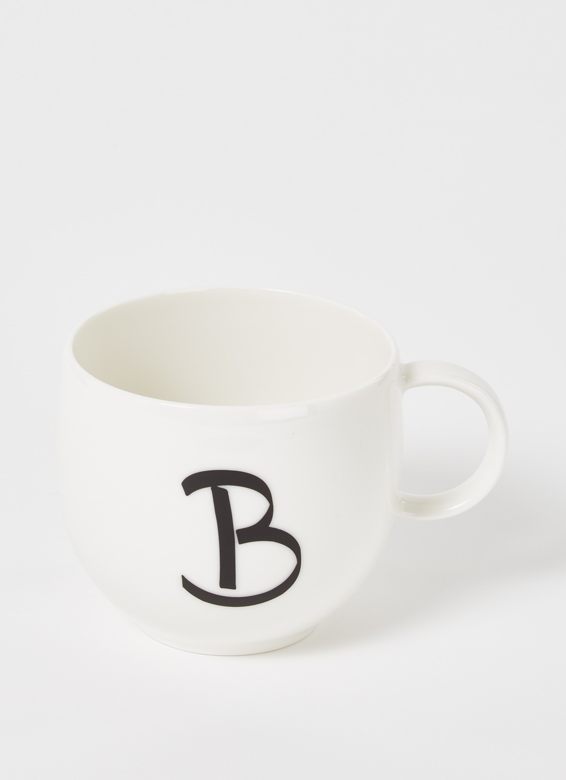 Villeroy & Boch Like Letters B mok 38 cl - voorkant 2 gebroken wit