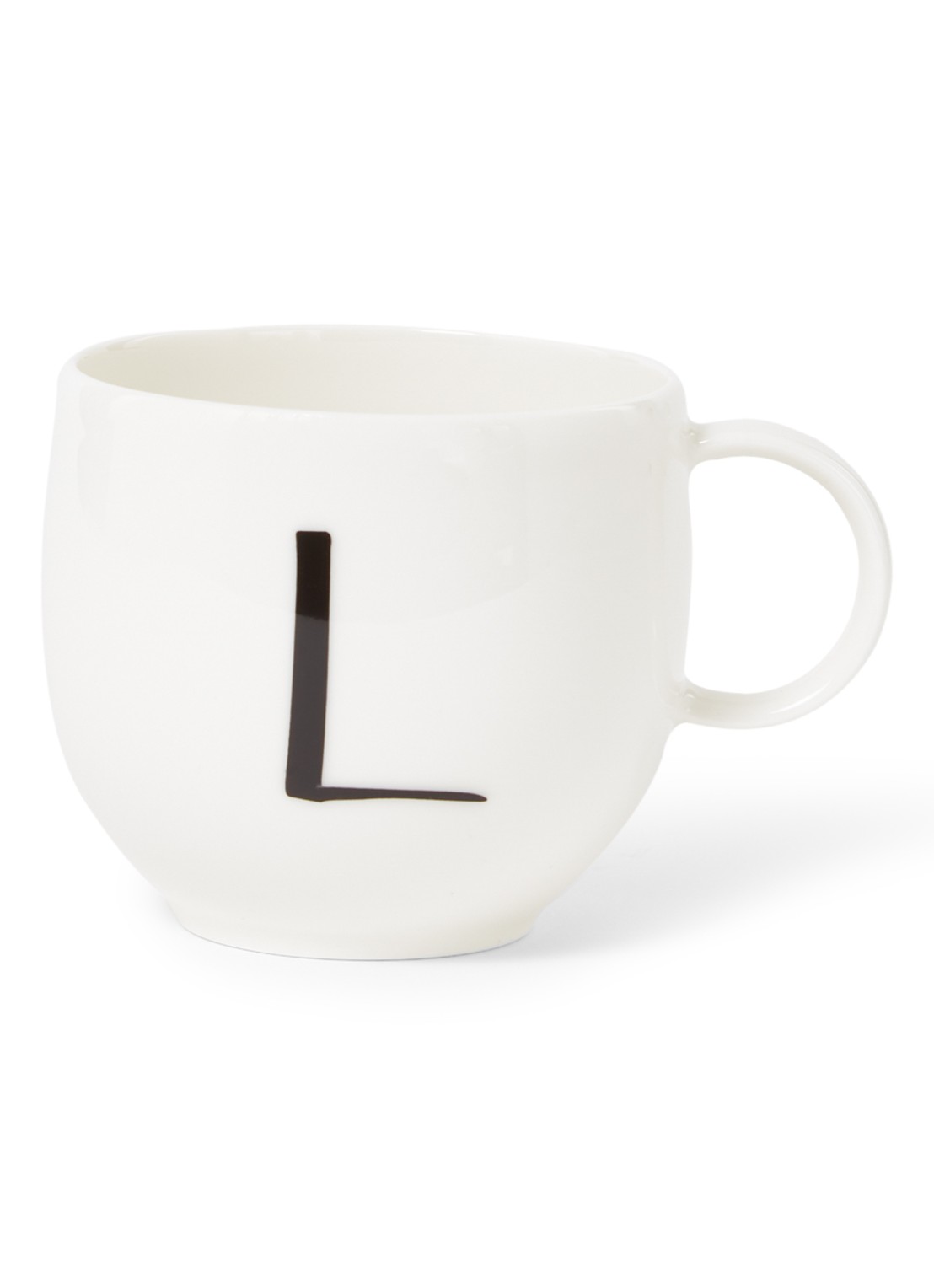 Villeroy & Boch Like Letters L mok 38 cl - voorkant gebroken wit