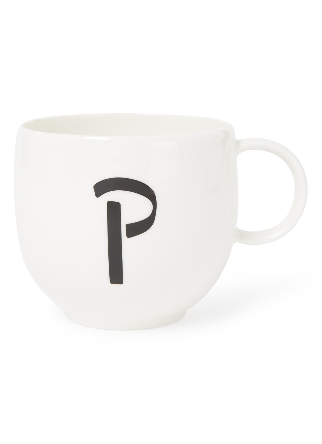 Villeroy & Boch Like Letters P mok 38 cl - voorkant gebroken wit