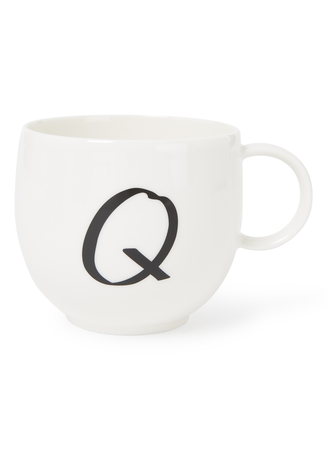 Villeroy & Boch Like Letters Q mok 38 cl - voorkant 2 gebroken wit