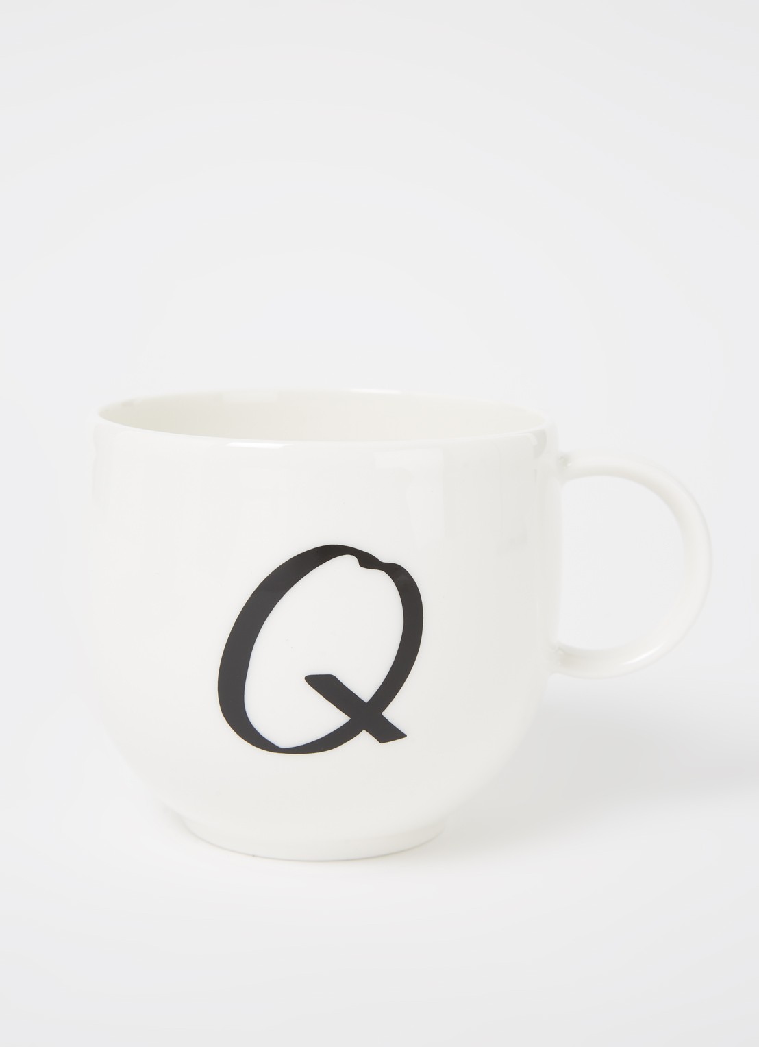 Villeroy & Boch Like Letters Q mok 38 cl - voorkant 3 gebroken wit