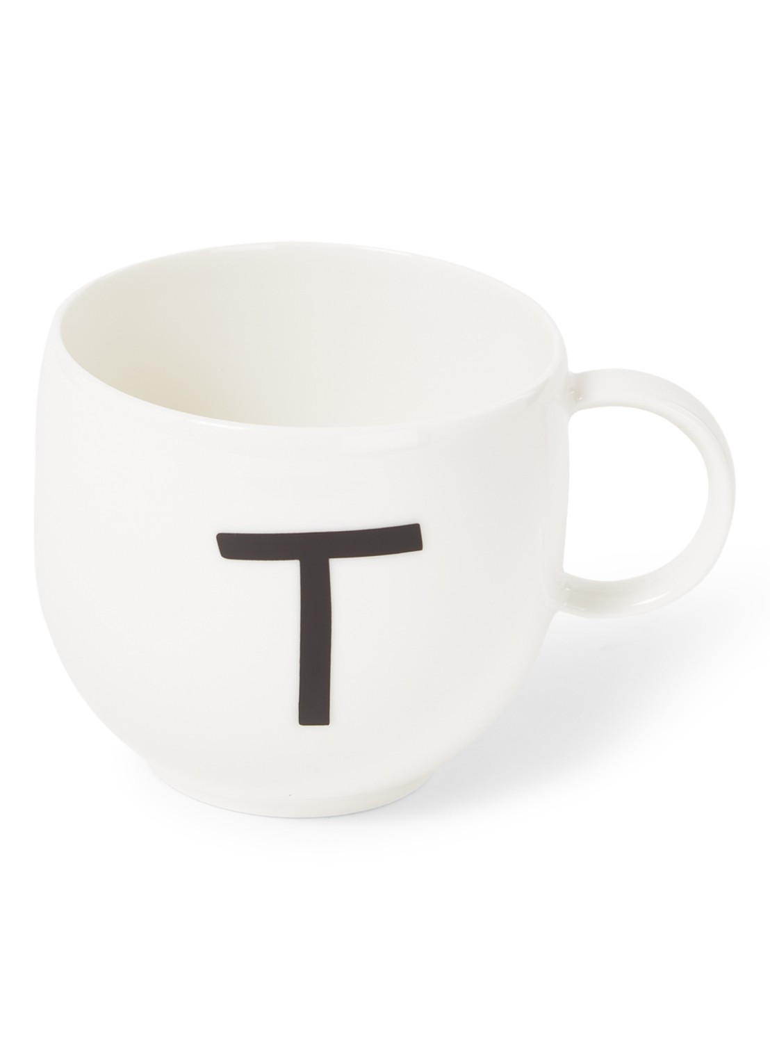 Villeroy & Boch Like Letters T mok 38 cl - voorkant gebroken wit