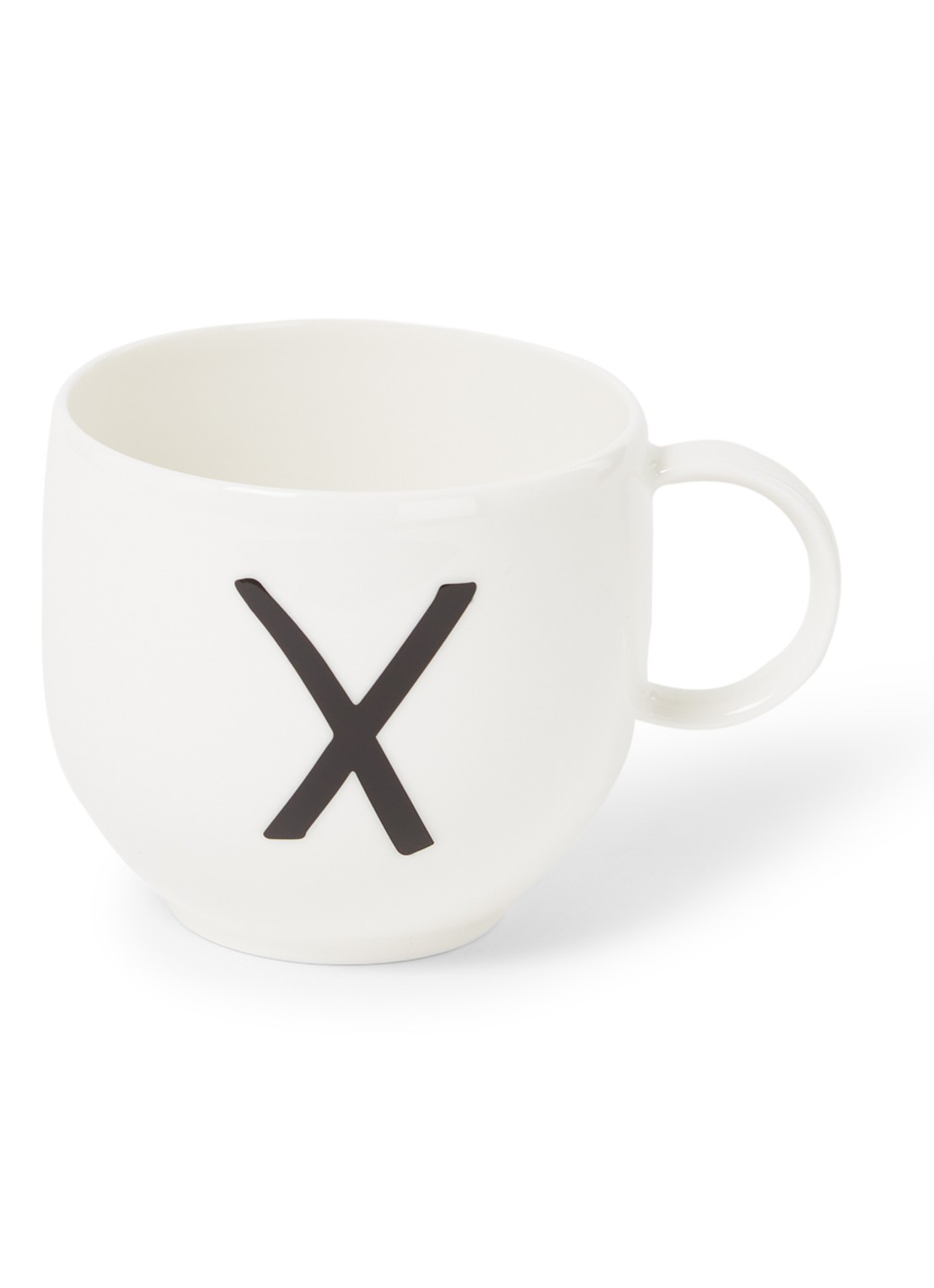 Villeroy & Boch Like Letters X mok 38 cl - voorkant gebroken wit